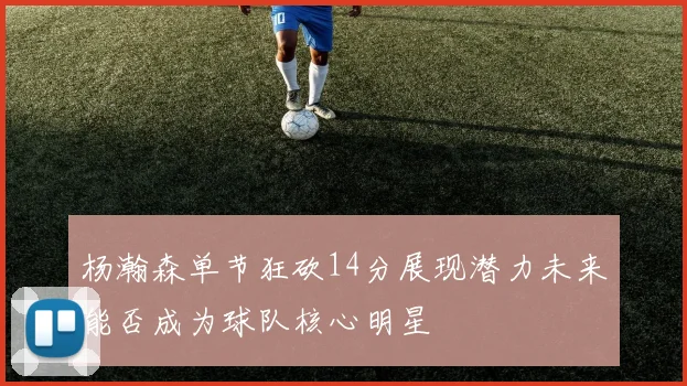 杨瀚森单节狂砍14分展现潜力未来能否成为球队核心明星